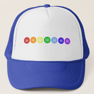 Linie 7 Chakras Truckerkappe