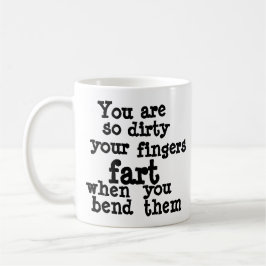 Linie Farty Fingers Kaffeetasse