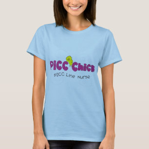 Linie Krankenschwester-Geschenke PICC Küken-PICC T-Shirt