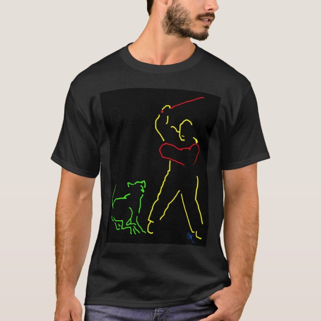 Linie Kunst 1 T-Shirt (Vorderseite)