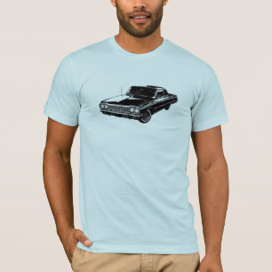 Linie Kunst Chevrolet- ImpalaT - Shirt 1964