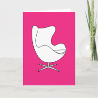 Linie Kunst des Egg-Stuhls in 32 Farben