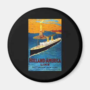 Linie Rotterdam New York Hollands Amerika Magnet
