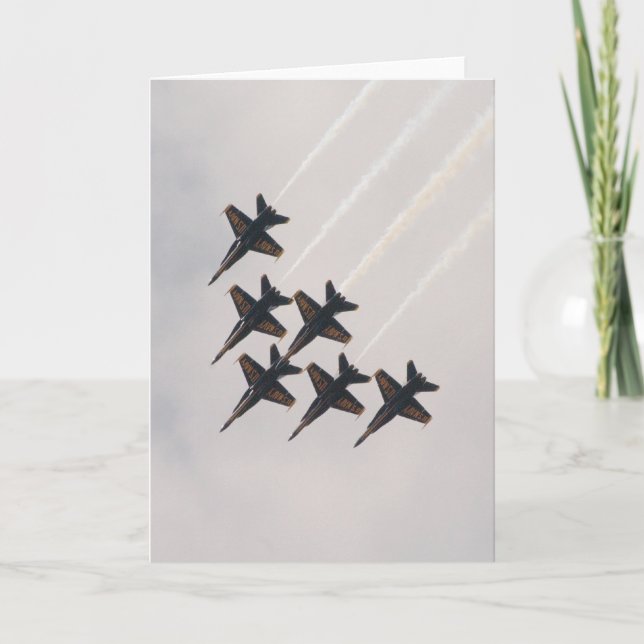 Linie Tanzen Karte (Vorderseite)