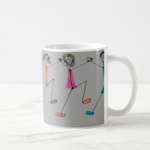 Linie Tanzen Tasse