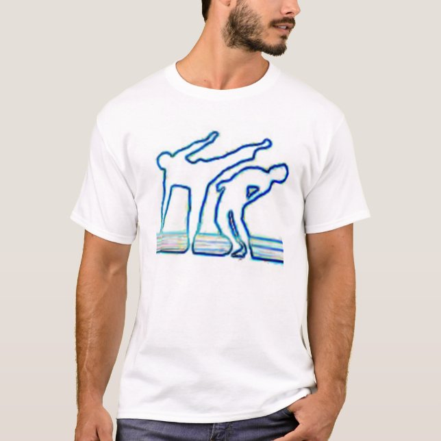 Linie Tritt T-Shirt (Vorderseite)