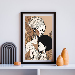 Linie und Seele – Der Geist afrikanischer Muttersc Poster