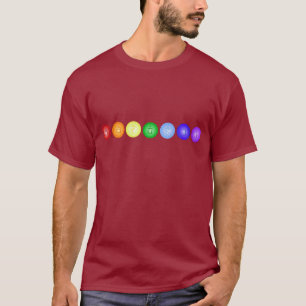 Linie von 7 Chakras T-Shirt