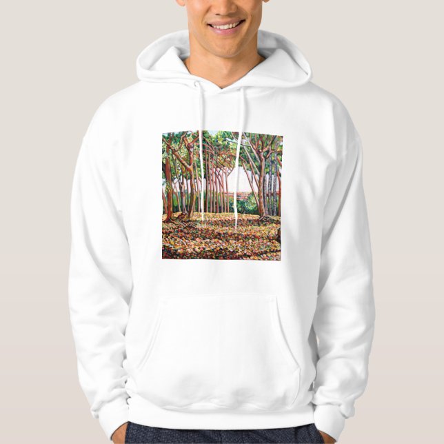 Linie von Bäumen 2009 Hoodie (Vorderseite)