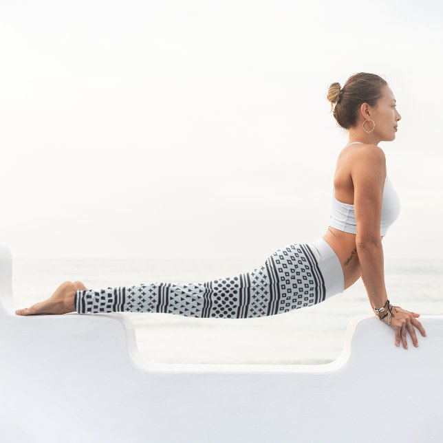 Linien Abstrakt Capri Leggings (Von Creator hochgeladen)