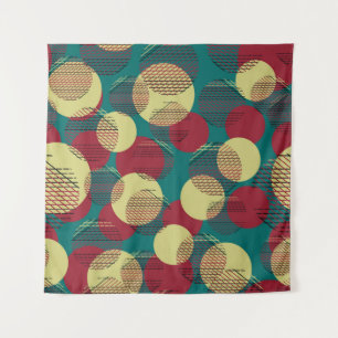 Linien: Abstraktes Nahtloses Muster Wandteppich