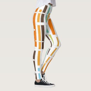 Linien der 70er Jahre Leggings