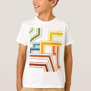 Linien der 70er Jahre T-Shirt