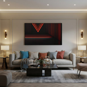 Linien der Zukunft Leinwanddruck