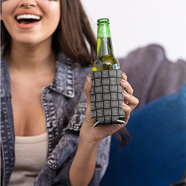 Linien, die Kunst überschneiden Dosenkühler (lines cooler)