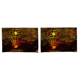 Linien, die sich in der Welle und Lichteffekt wied Kissenbezug