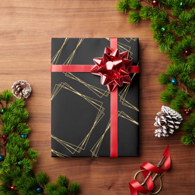 Linien geometrisch geschenkpapier (Feiertagsgeschenk)