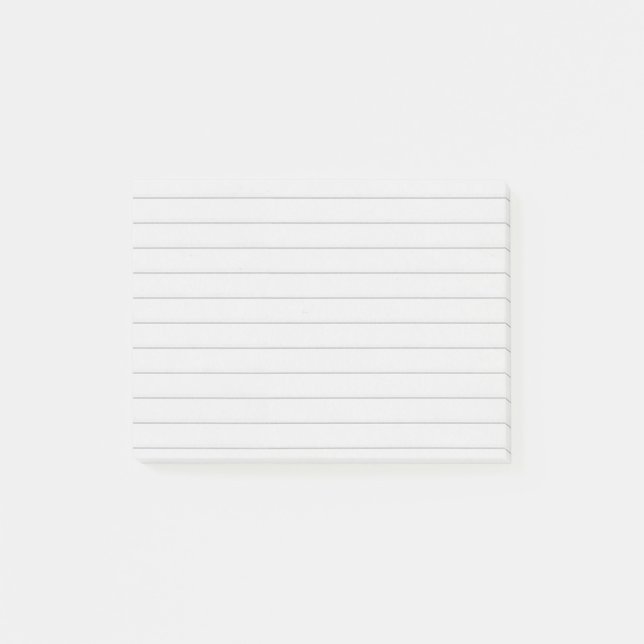 Linien grau post-it klebezettel (Vorderseite)