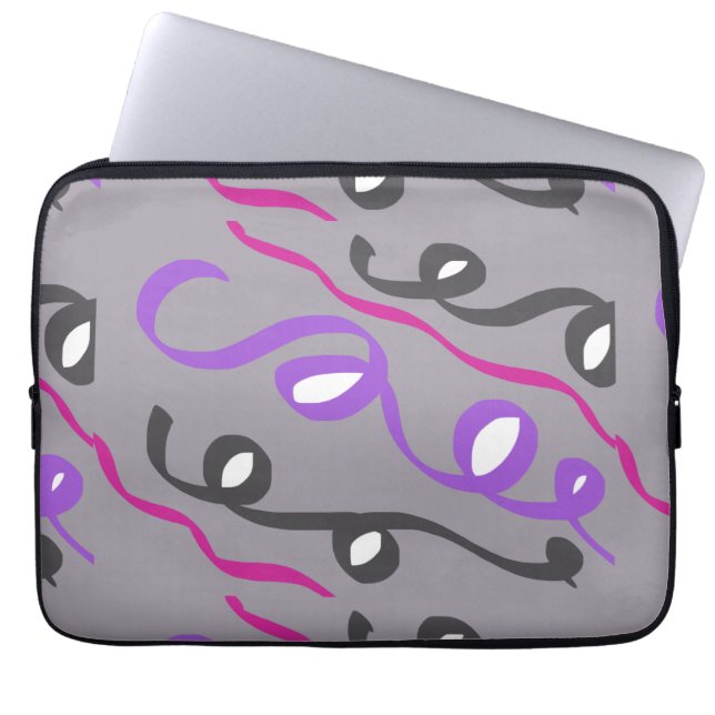 Linien Laptopschutzhülle (Vorderseite)
