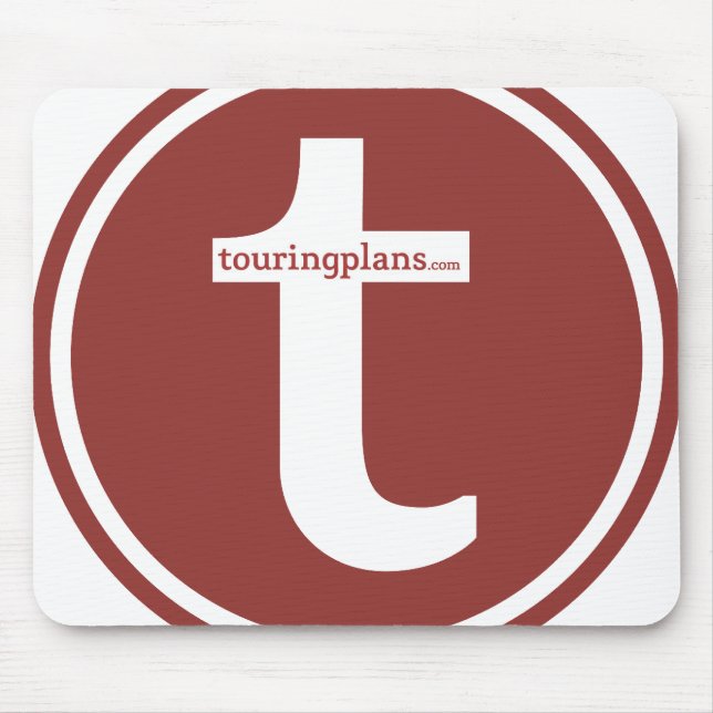 Linien Mousepad (rot auf Weiß) (Vorne)