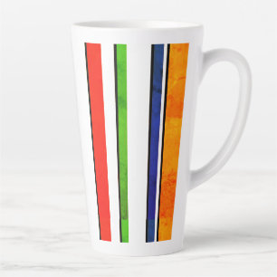 Linien Muster Farben Aluminium Wasserflasche Milchtasse