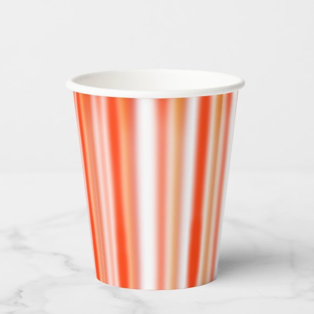 Linien Pappbecher (Vorderseite)