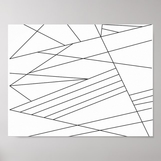 Linien Poster (Vorne)