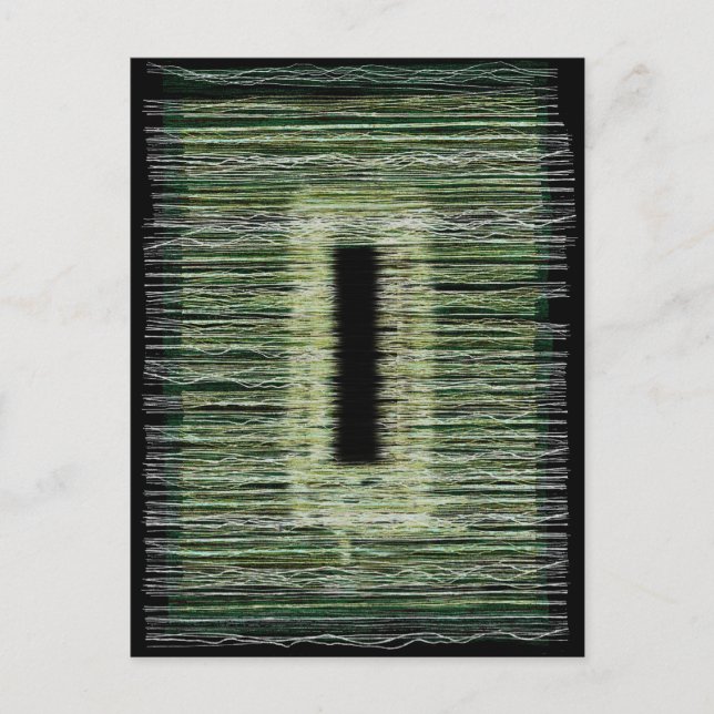 Linien Postkarte (Vorderseite)