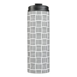 Linien quadriert thermosbecher