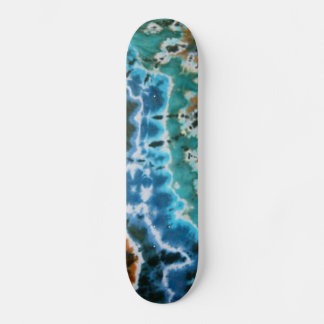 Linien Tie Dye Skateboard