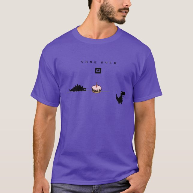 Linien-Tier-Mond-Geschenk T-Shirt (Vorderseite)