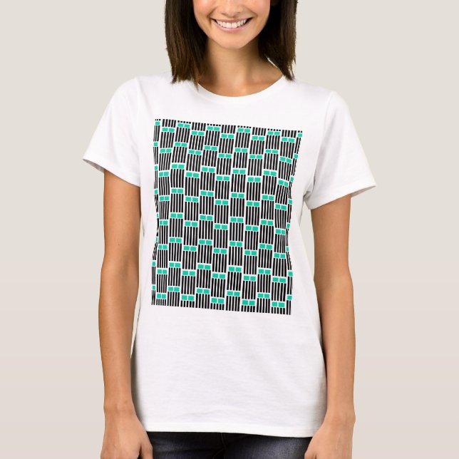 Linien und Felder T-Shirt (Vorderseite)