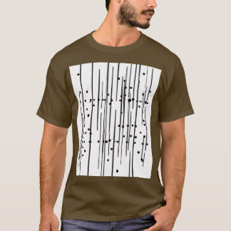 Linien und Punkte T-Shirt