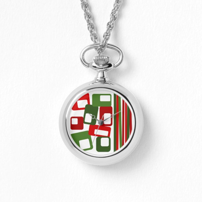 Linien und Rechtecke Armbanduhr (Vorderseite)