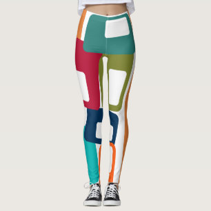 Linien und Rechtecke Leggings