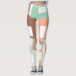 Linien und Rechtecke Leggings