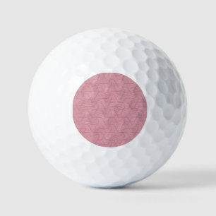 Liniengeometrie: Moderne Vintage Textur Golfball