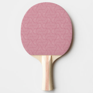 Liniengeometrie: Moderne Vintage Textur Tischtennis Schläger