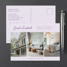 Liniengrafik gerade gelistet Mauve Immobilienmakle