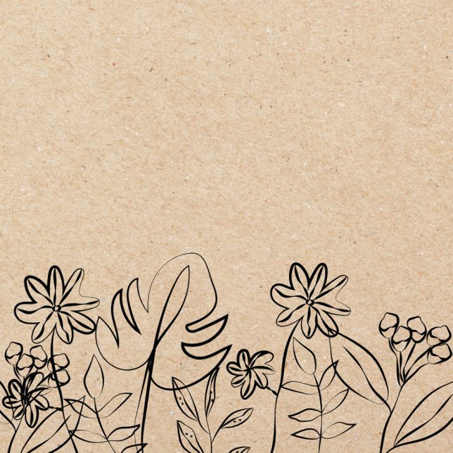 Linienkunst auf Kraftpapier Case-Mate iPhone Hülle (Line art)