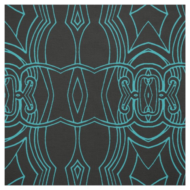 Linienkunst-Designmuster Stoff (Muster)
