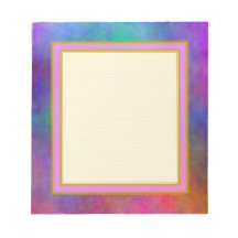 Linierter Garten Sonnenlicht Kleine Note Pad