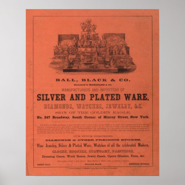 Lining Coltons amerikanischer Atlas Poster (Vorne)