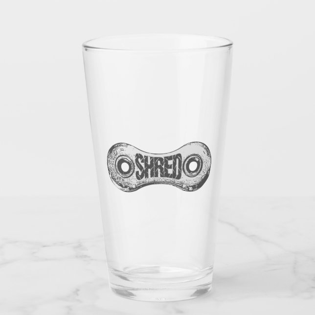 Link "Shred Bike Chain" Glas (Vorderseite)