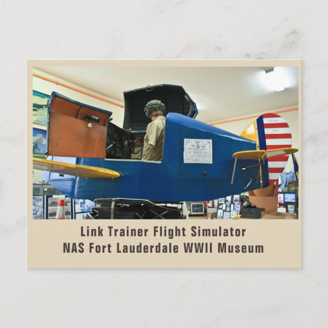 Link Trainer Postkarte (Vorderseite)