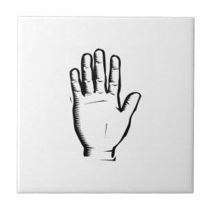 Linke Hand Fliese