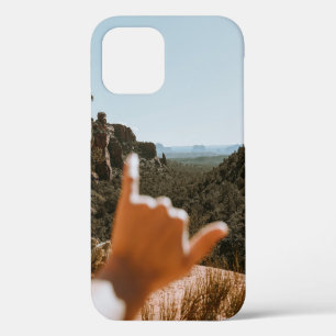 Linke menschliche Hand iPhone 12 Hülle