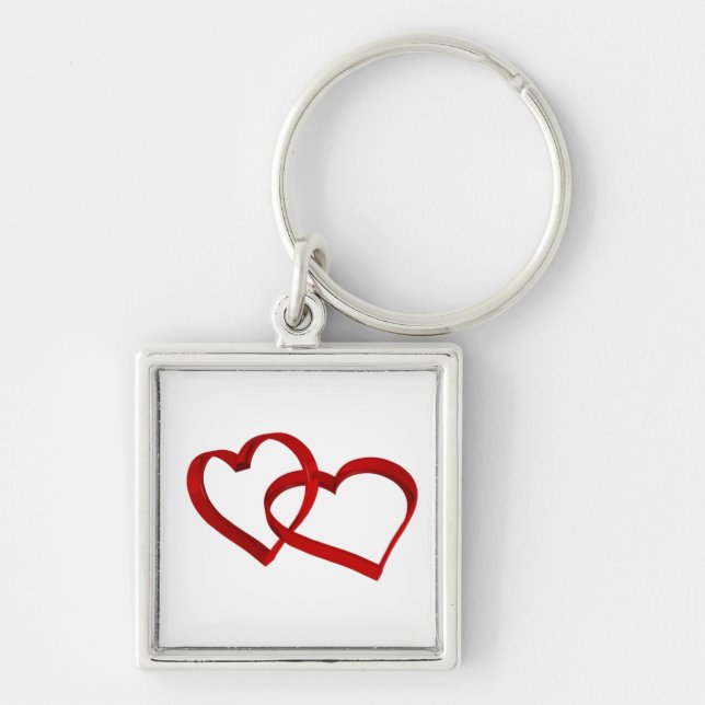 Linked Hearts Schlüsselanhänger (Vorne)