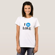 LinkedIn Fan-grundlegender T - Shirt