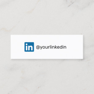LinkedIn Social Media Modernes trendisches Marketi Telefonnummerkarte